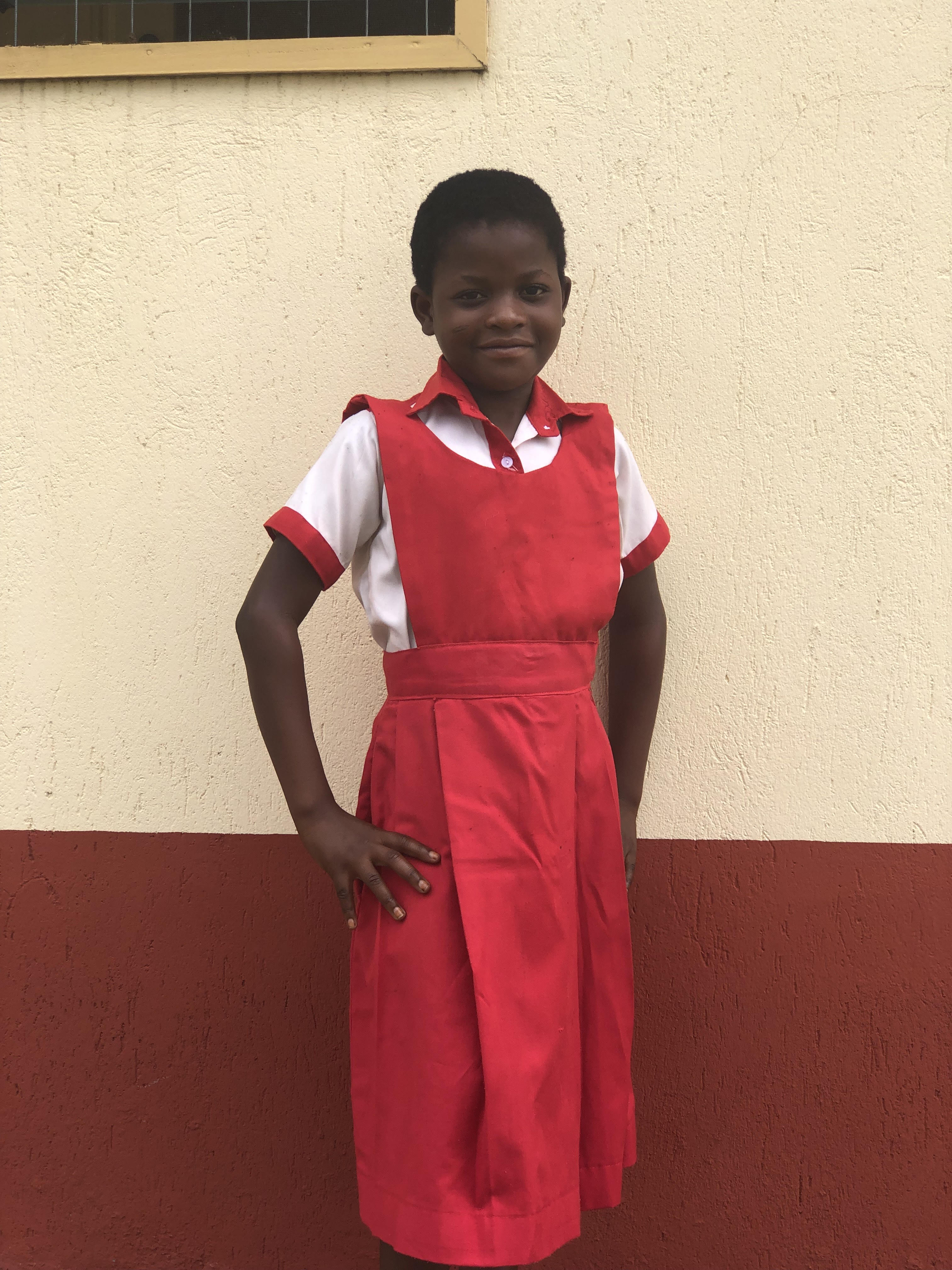 Scholarship student Alina Gifty