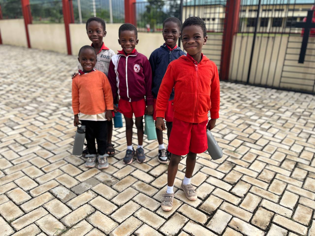 KG2 students Students on campus