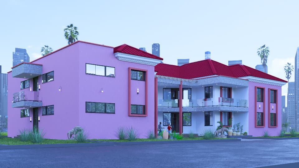 Girls dormitory rendering
