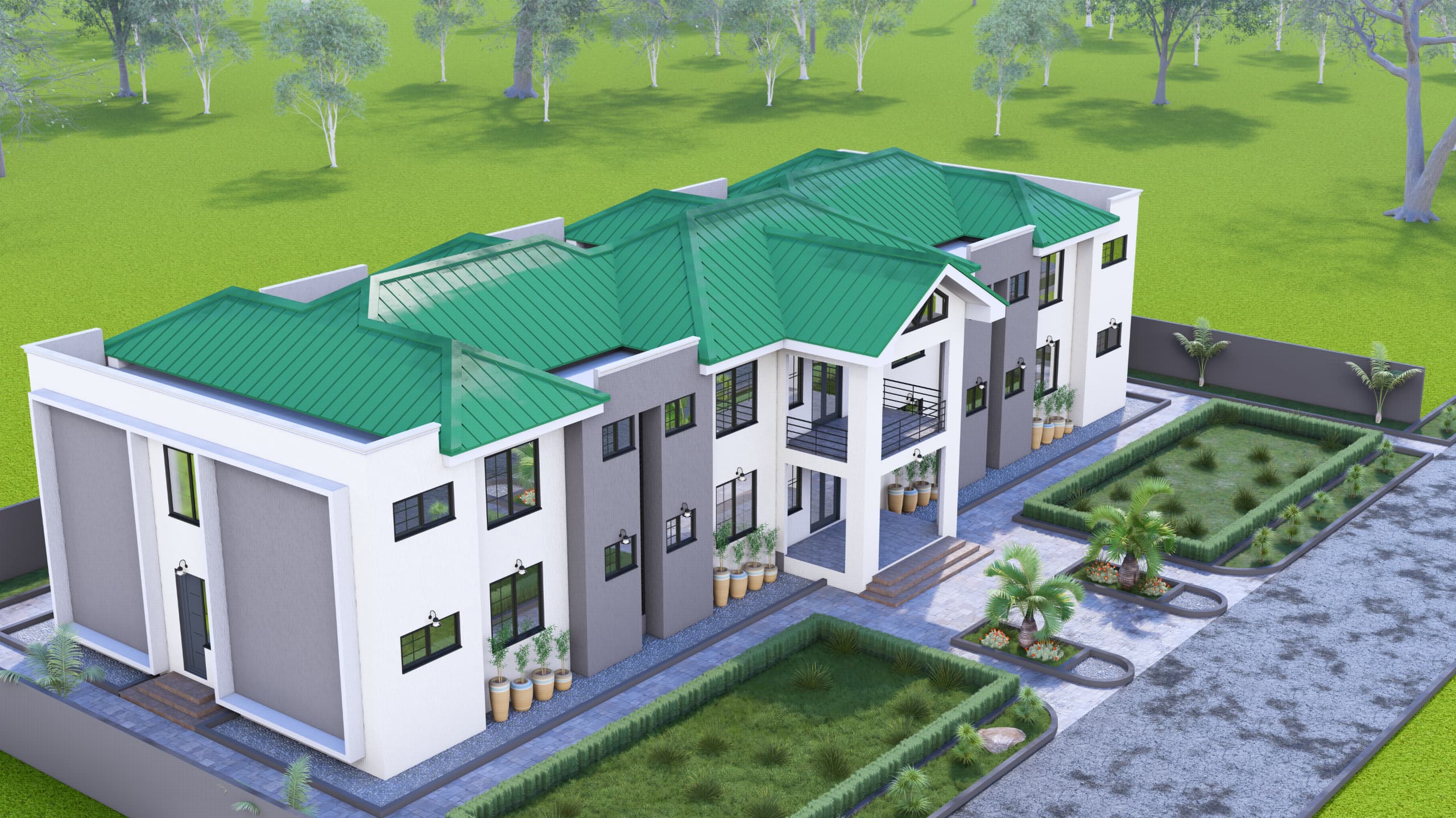 Staff Residence rendering