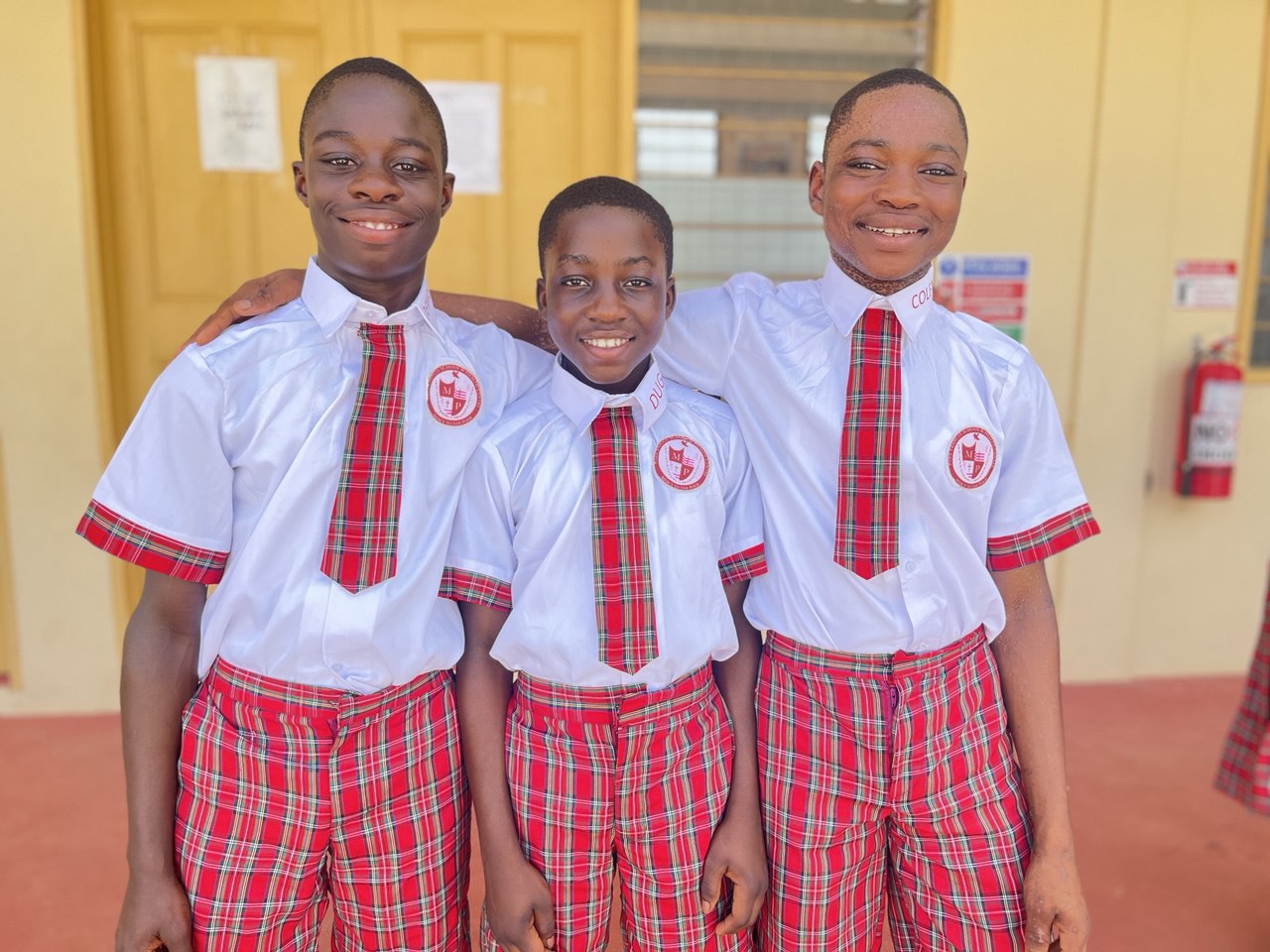 3 middle school boys